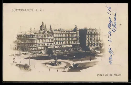 AK Buenos-Aires, Plaza 25 de Mayo