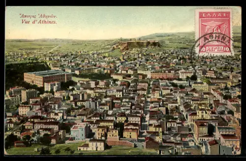 AK Athènes, Vue panoramique