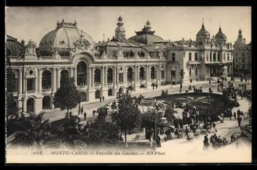 AK Monte-Carlo, Facade du Casino