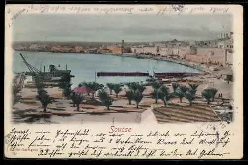 AK Sousse, Strandpromenade und Hafen