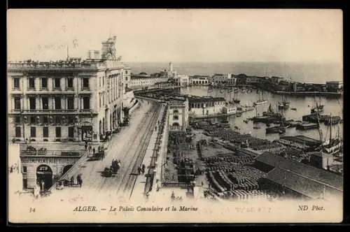 AK Alger, Le Palais Consulaire et la Marine
