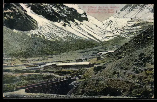 AK Cordillera de Los Andes, Juncal, Puente entre la Estación y el Hotel
