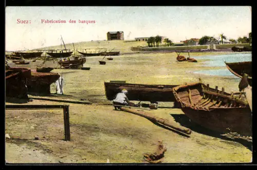 AK Suez, Fabrication des barques