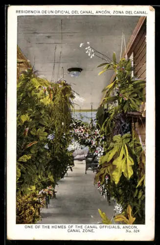 AK Ancón, One of the homes of the canal officials, Canal Zone