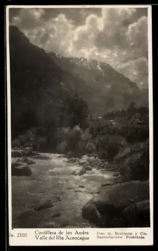 AK Valle del Rio Aconcagua, Cordillera de los Andes