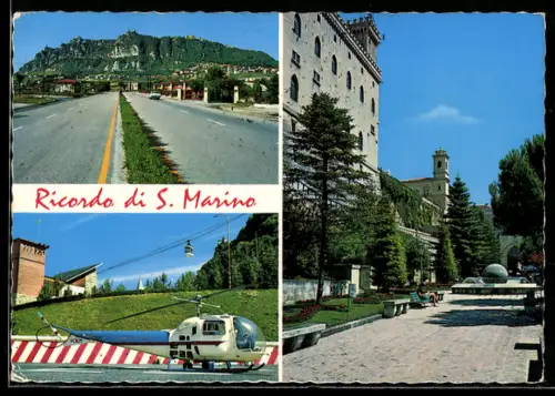 AK S. Marino, Monte Titano, Eliporto e Funivia, Fontana e giardini pubblici