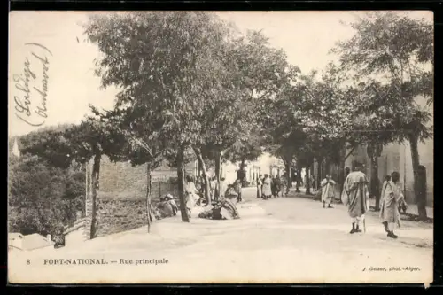 AK Fort-National, Rue principale