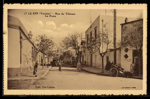 AK Le Kef, Rue de Tébessa, La Poste