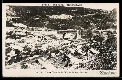 AK Es Salt, General View on the Way to Es Salt