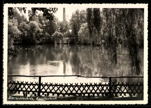 AK Berlin-Lichterfelde, Karpfenteich