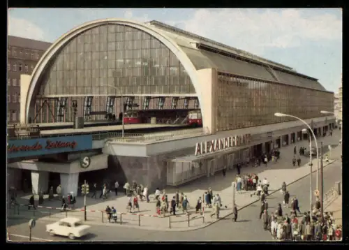 AK Berlin, Bahnhof Alexanderplatz