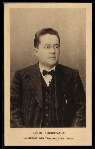 AK Léon Froidevaux, Schweizer Separatist aus dem Jura