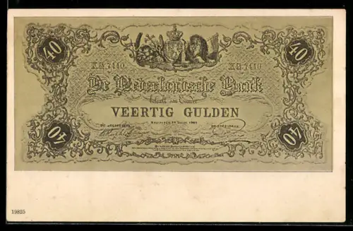 AK De Nederlandsche Bank betaalt..., Veertig Gulden, Banknote