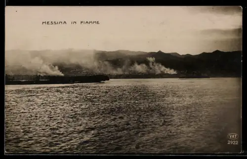AK Messina, Messina in Fiamme, Erdbeben