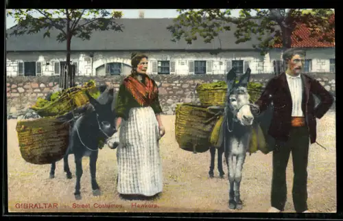 AK Gibraltar, Street Costumes, Hawkers