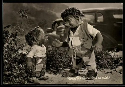 AK Mecki beim Abschied, Nimm Dir Zeit und denk an mich!