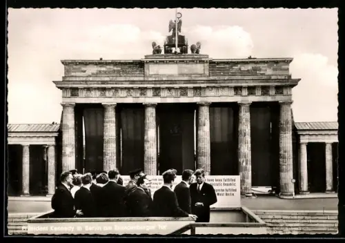AK Berlin, Präsident der USA Kennedy am Brandenburger Tor