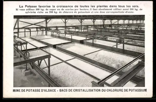 AK Wittenheim, Mine de potasse d`Alsace, Bacs de Cristallisation du Chlorure de Potassium, Salzwerk