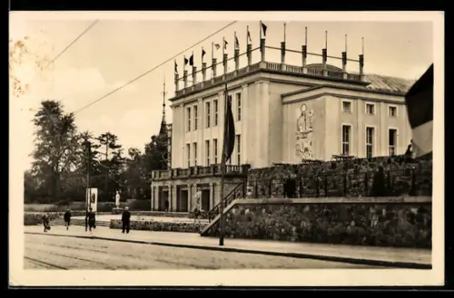 AK Frankfurt /Oder, Lichtspieltheater der Jugend, Kino in der Aussenansicht