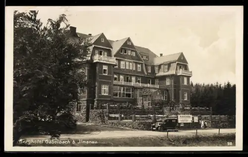 AK Gabelbach b. Ilmenau, Berghotel