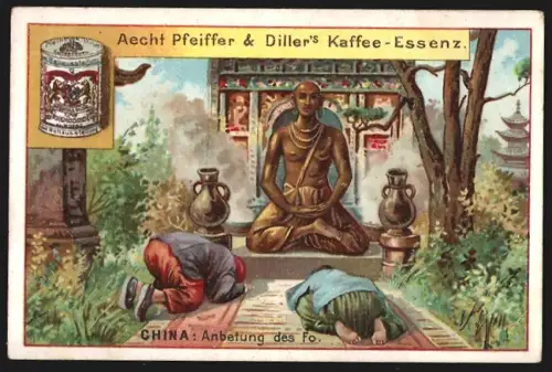 Sammelbild Worms a. Rh., Pfeiffer & Diller, Kaffee-Essenz, Anbetung des Fo