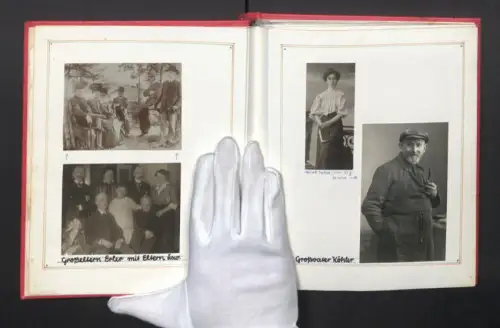 Fotoalbum mit 20 Fotografien, Librettist Alexander Oskar Erler, Theater Freiberg, Operette, Paul Lincke