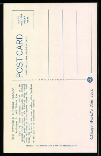 AK Chicago, IL, The Pittsfield Building