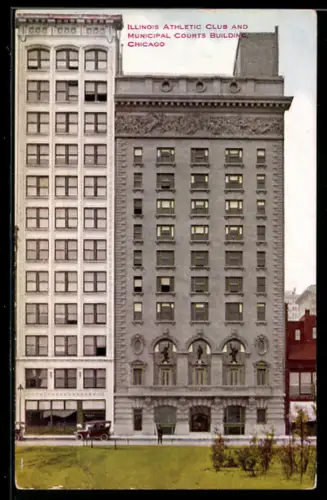 AK Chicago, IL, Illinois Athletic Club and Municipal Courts Building