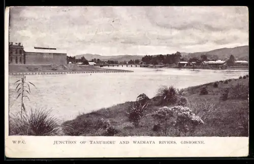 AK Gisborne, Junction of Taruheru and Waimata Rivers