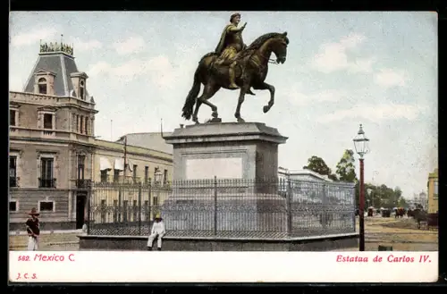 AK Mexico, Estatua de Carlos IV.