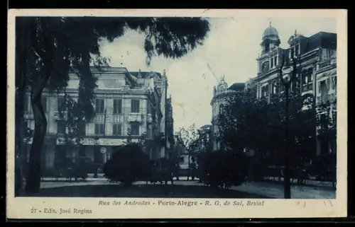 AK Porto-Alegre /R. G. do Sul, Rua dos Andradas