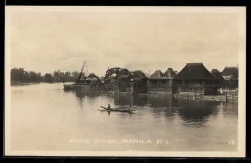 Foto-AK Manila, Pasig River