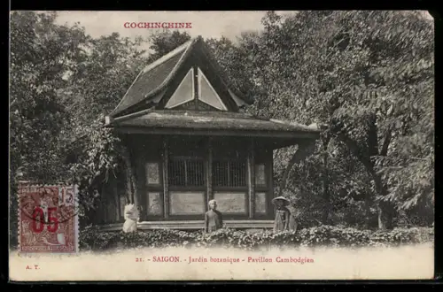 AK Saigon, Jardin botanique, Pavillon Cambodgien