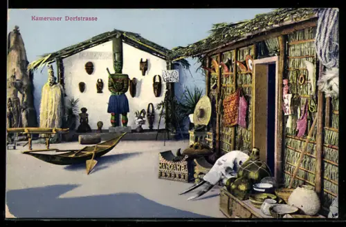 AK Kamerun, Dorfstrasse
