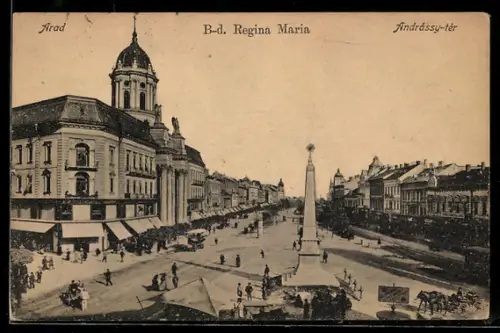 AK Arad, B-d. Regina Maria, Andrassy-ter