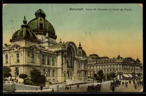 AK Bucuresti, Cassa de Depuneri si Hotel de Franta