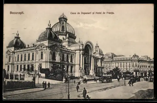 AK Bucuresti, Casa de Depuneri si Hotel de Franta