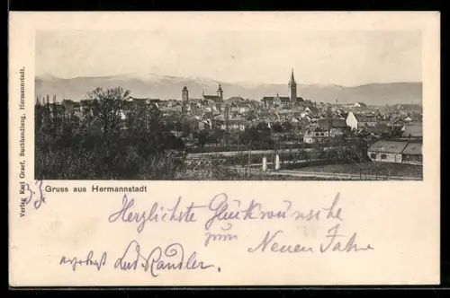 AK Hermannstadt, Panorama