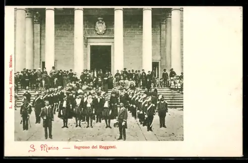 AK S. Marino, Ingresso dei Reggenti