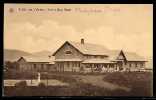 AK Goma /Lac Kivu, Hôtel des Volcans