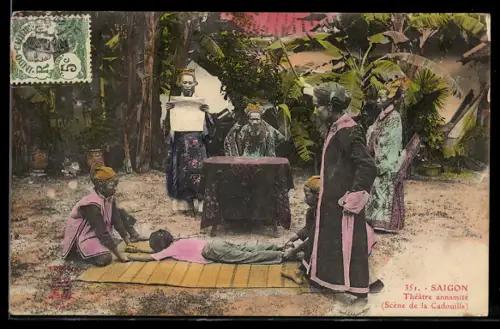 AK Saigon, Théâtre annamite, Scène de la Cadouille