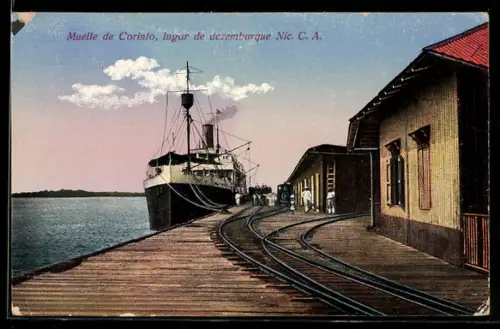 AK Muelle de Corinto, Lugar de desembarque Nic. C. A