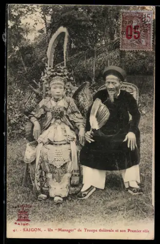 AK Saigon, Un Manager de Troupe théâtrale et son Premier rôle