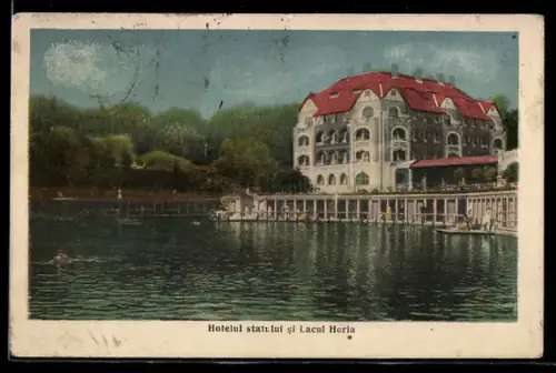 AK Baia Ocna, Hotelul statului si Lacul Horia