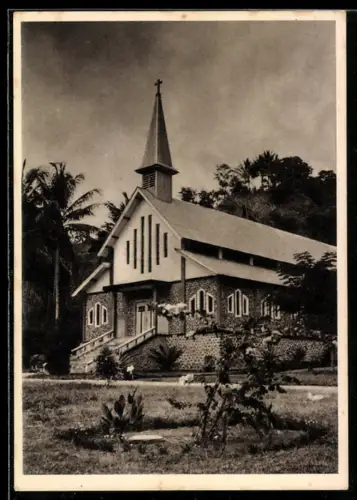 AK Flores, Kirche der Steyler Mission auf der Hauptstation Wolowaru