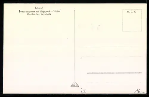 AK Reykjavik, Heisse Quellen
