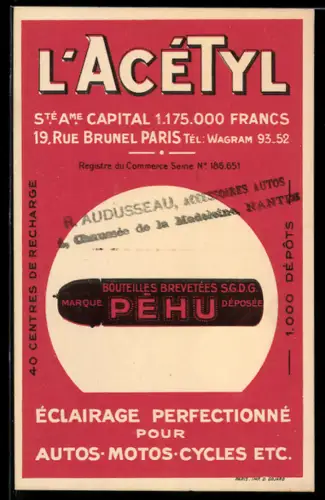 AK Paris, L`Acetyl, Eclairage Perfectionne