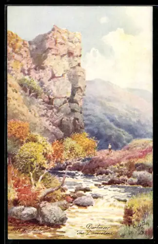 Künstler-AK Raphael Tuck & Sons Nr. 7047: Dartmoor, The Daverstone