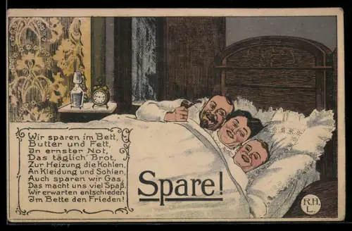 AK Spare!, Scherz, Kriegsnot