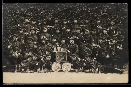 AK Reservisten vom Infanterie-Regiment Markgraf Ludwig Wilhelm (3. Badisches) Nr. 111